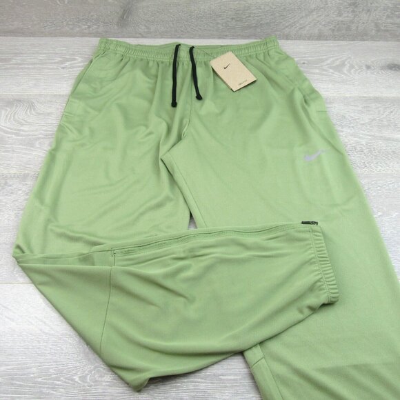 Nike Challenger Knit Running Gym Pants Mens Size Medium Green NEW - Picture 3 of 13